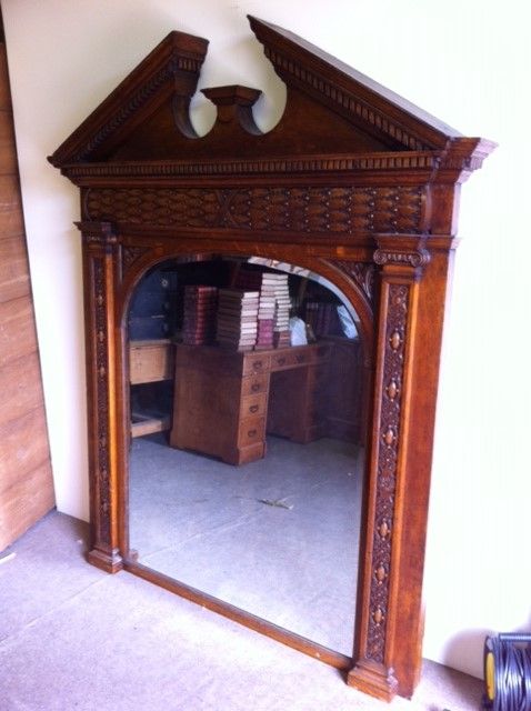 a victorian architectural mirror