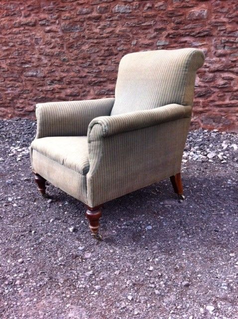 a victorian armchair