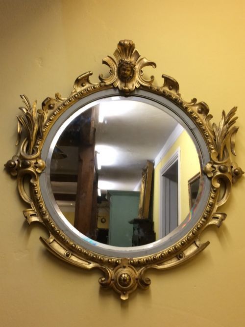 a 19thc english gilt mirror