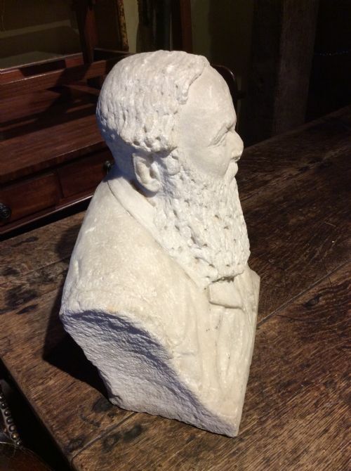 19thc marble bust