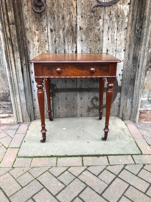 a 19thc mahogany chamber table