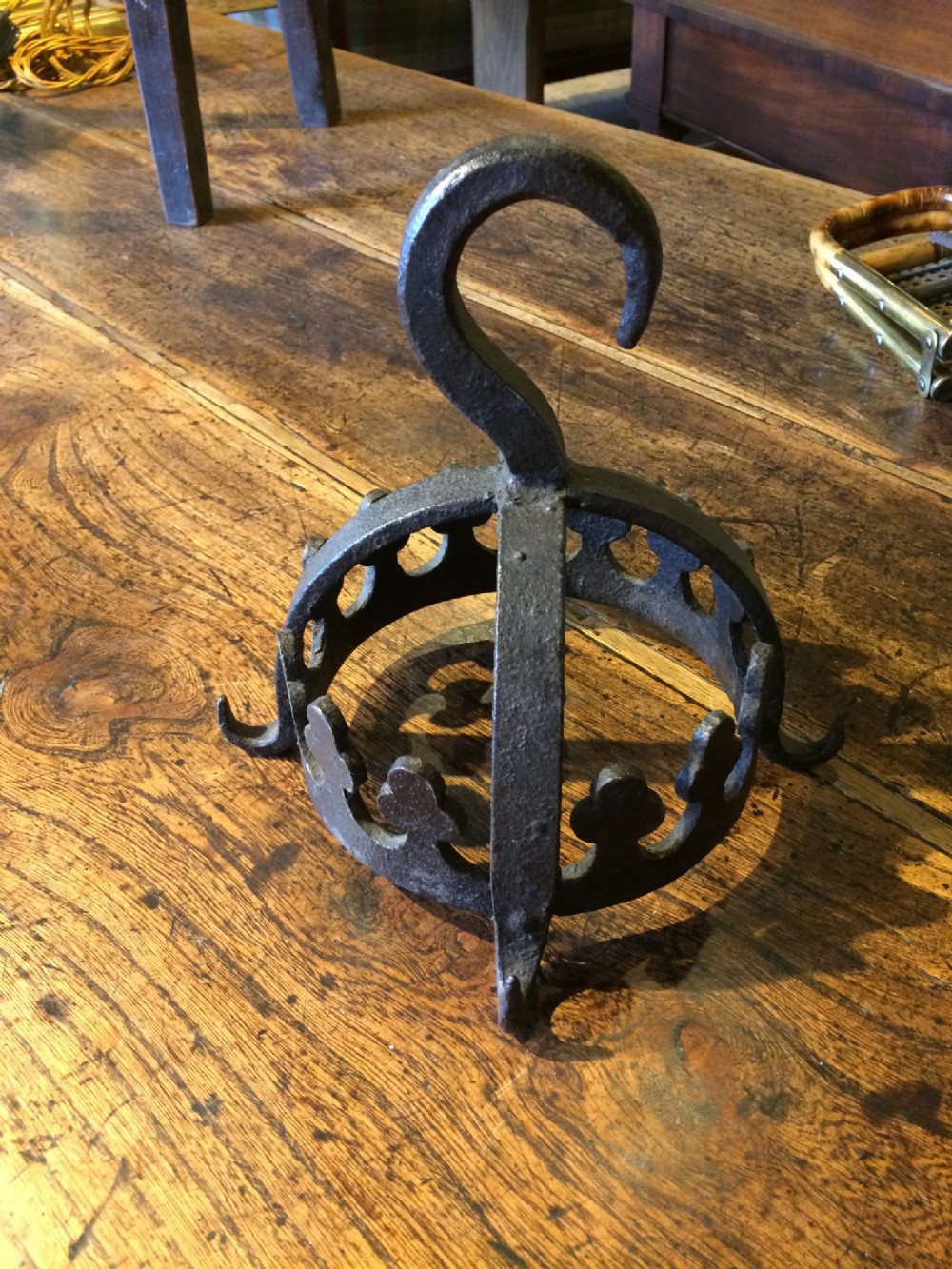 19th c iron meat hook