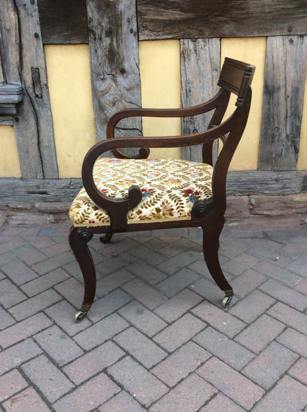 regency mahogany chair