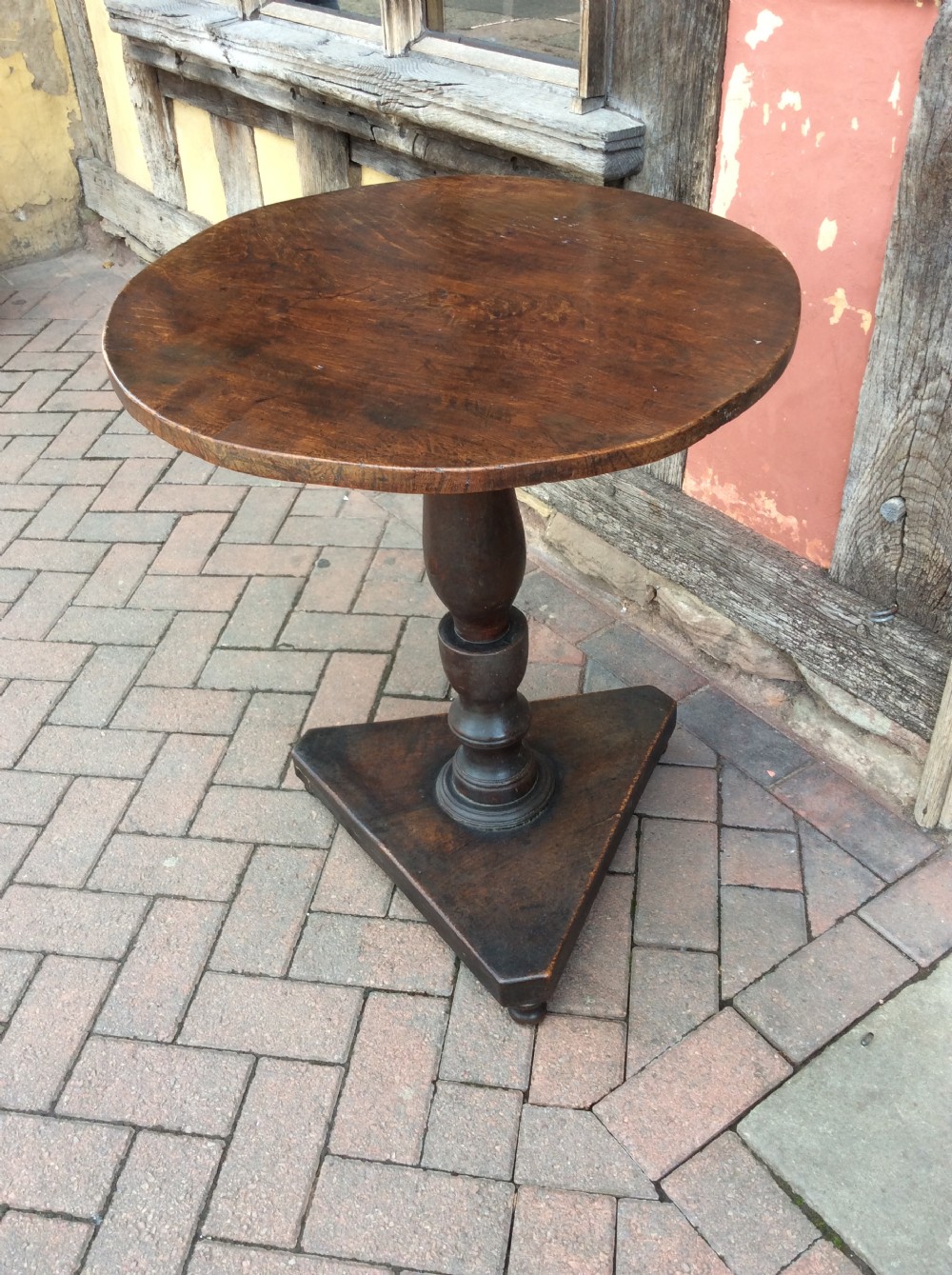 18thc elm country table