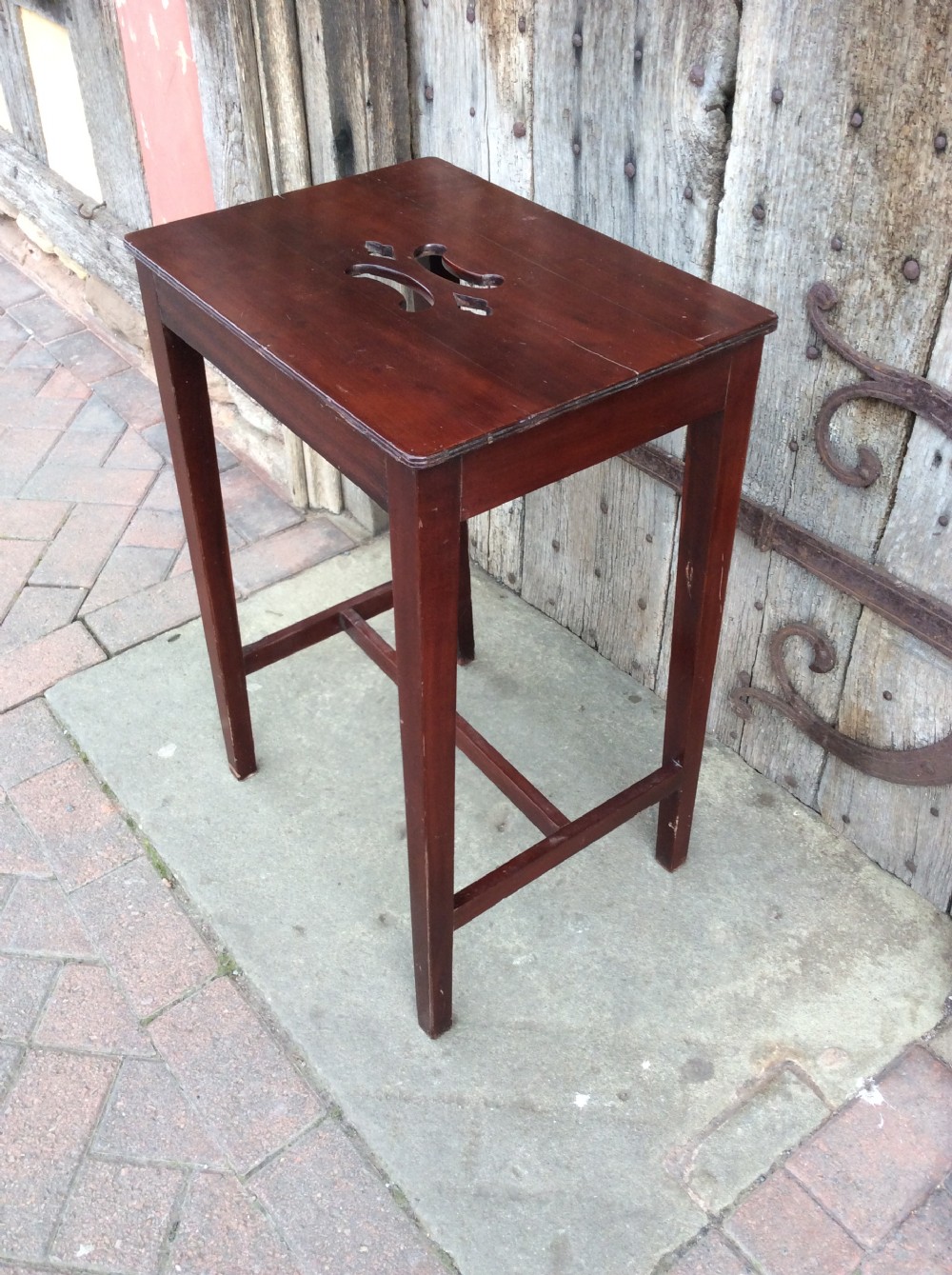 18thc mahogany stool