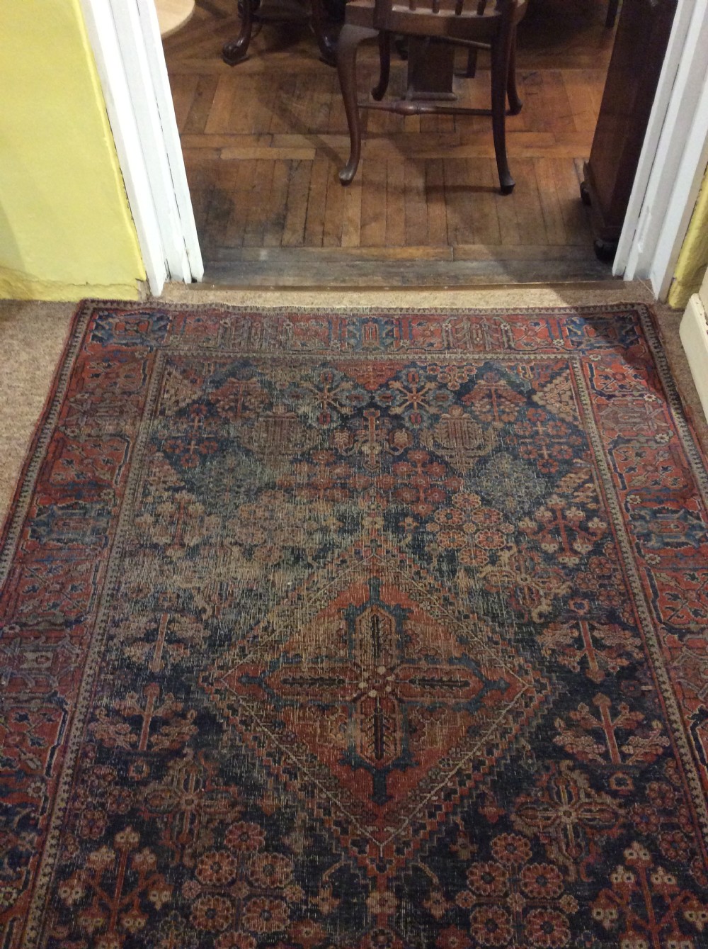 old vintage rug