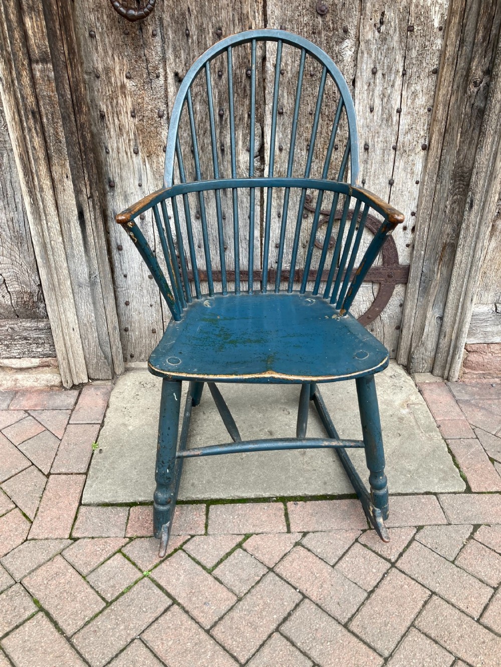 c 1800 painted windsor chair attributable to gillows of lancaster