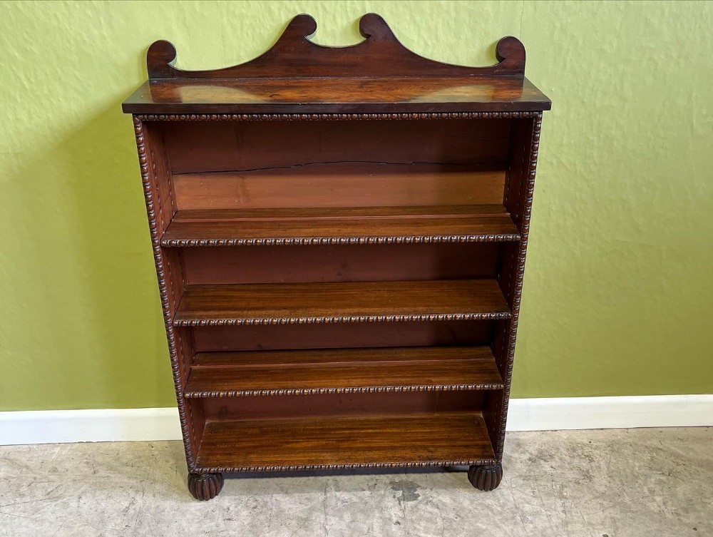 a regency mahogany bookcase