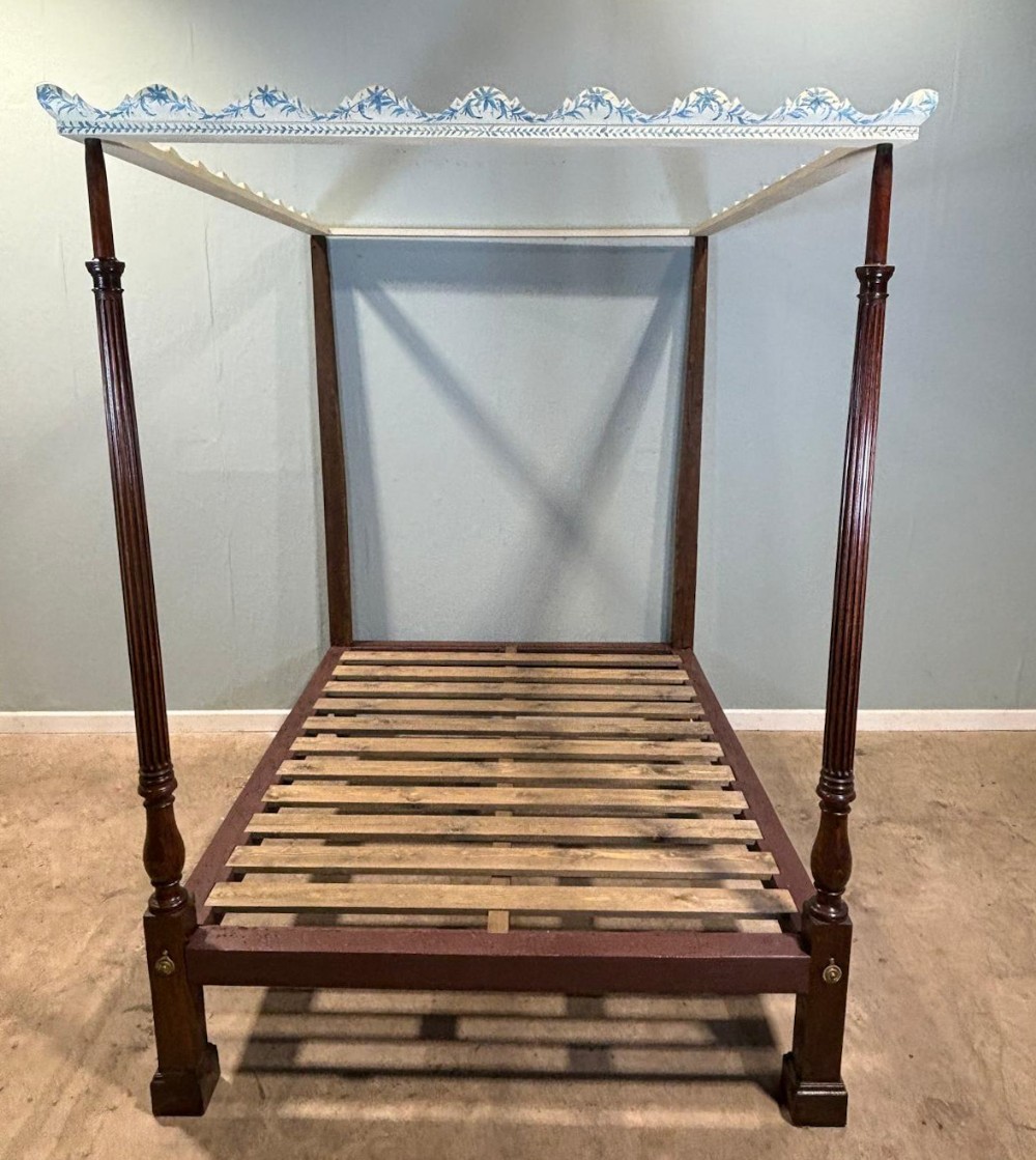 18th c chippendale 4 poster bed king size