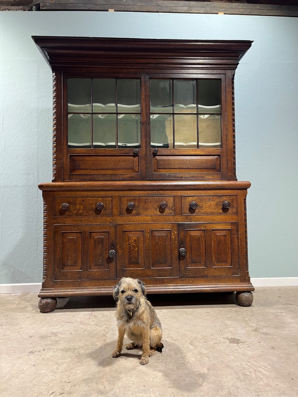 19th century oak housemaids cupboard