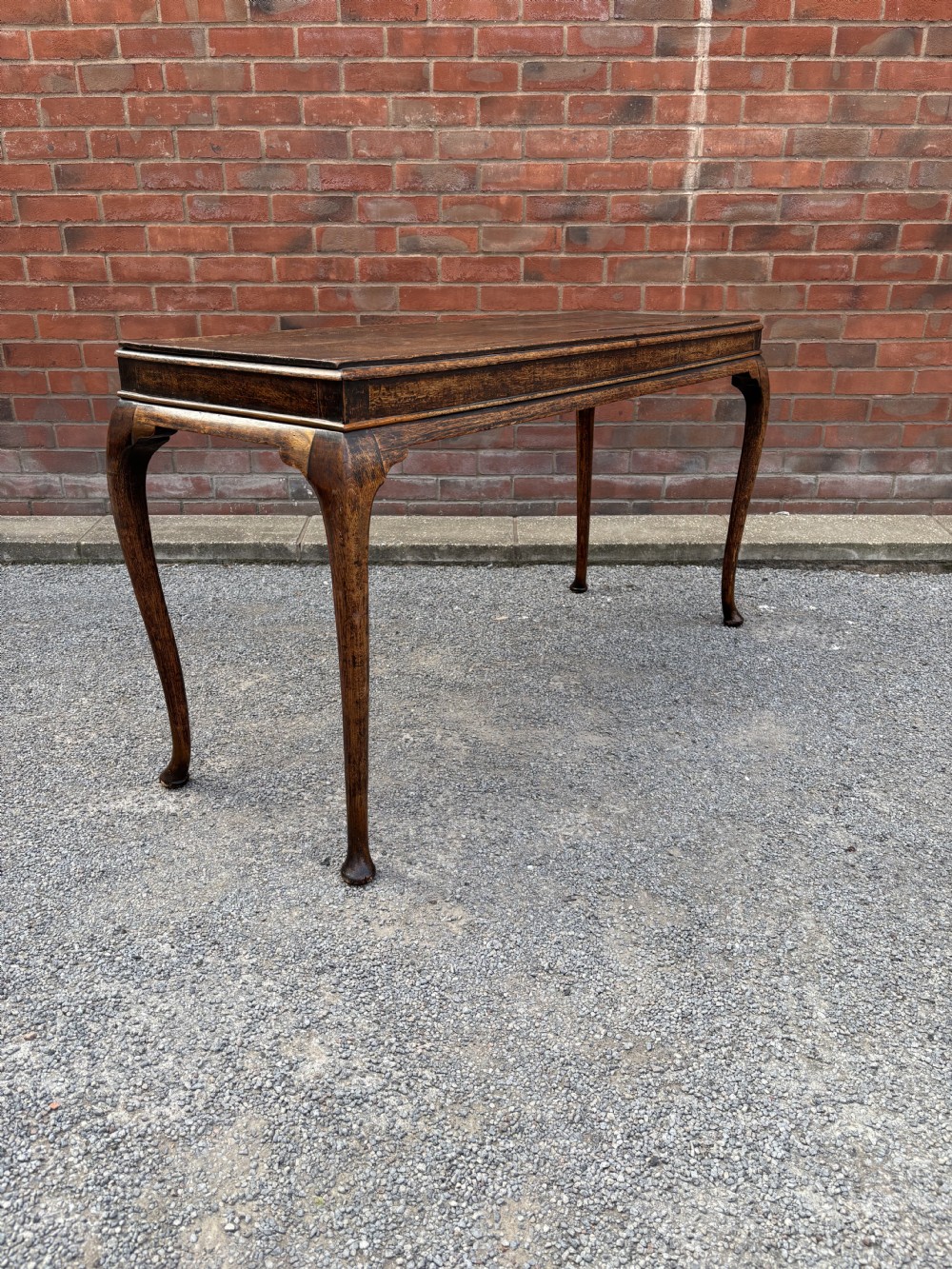 18th century geo ii oak narrow table