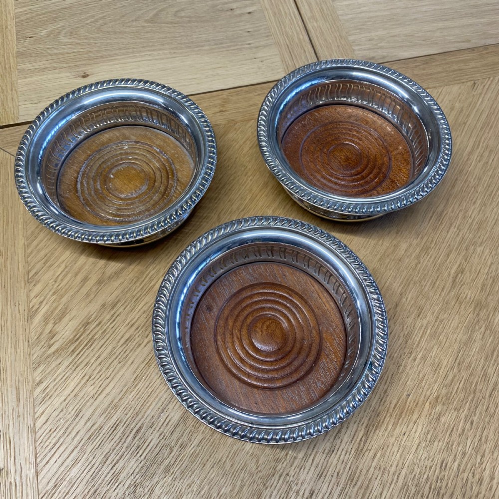 wine bottle coasters 19th century