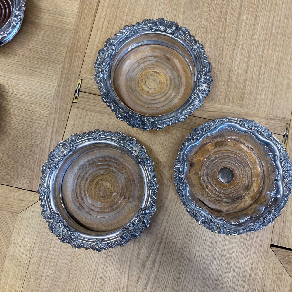 19 th century bottle coasters